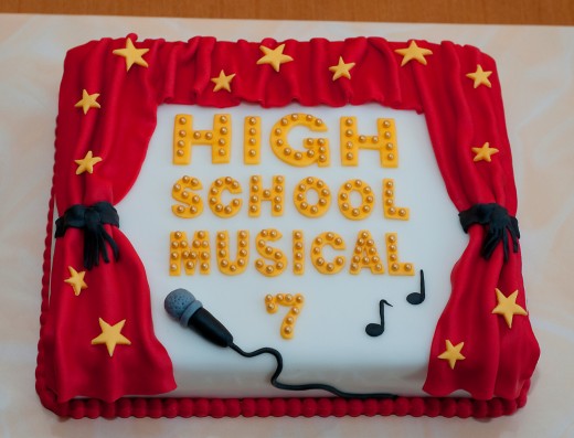obrázek dortu - dort High School Musical