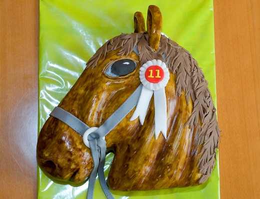 obrázek dortu - dort Hlava koně
