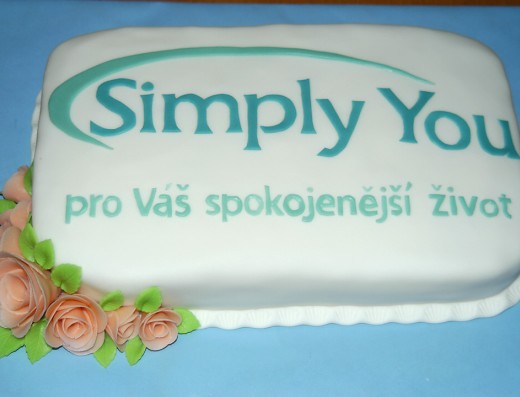 obrázek dortu - dort Logo firmy Simply You