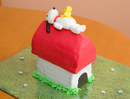 obrázek dortu - dort Snoopy